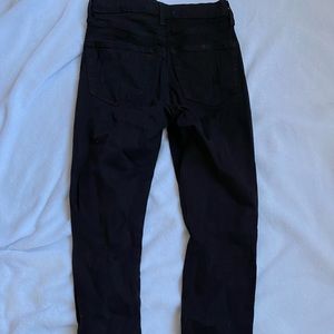 Top shop moto ripped Jamie jeans black